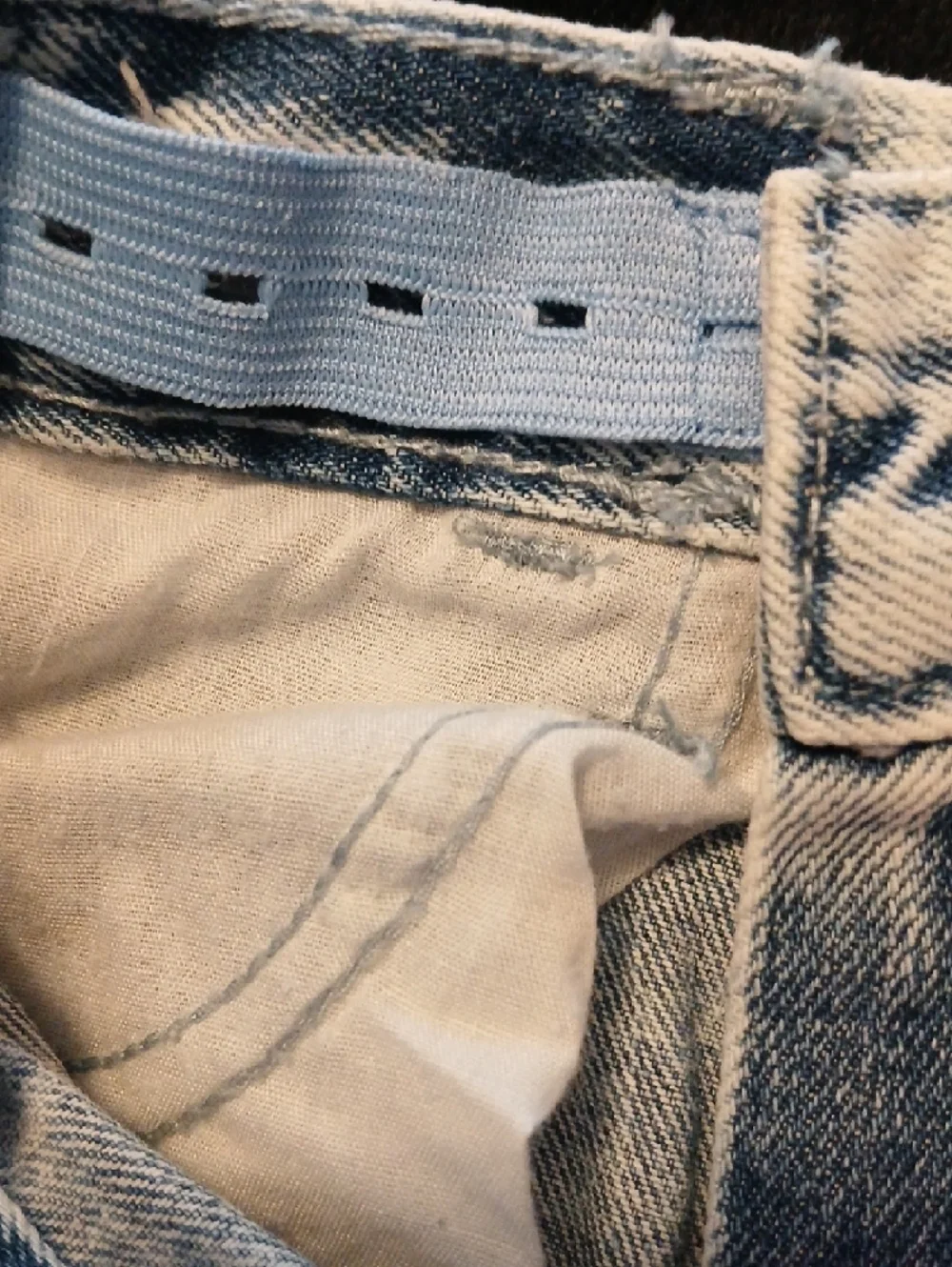 The‎ Children's Place Light Blue Acid Wash Girls/6 Jorts Midi Mi-Long NWT